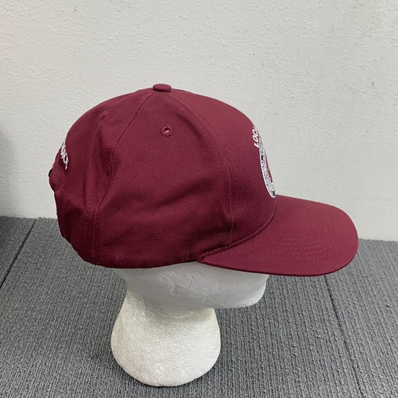 Vintage Local 103 Snapback Hat Mens Adjustable Maroon Baseball Cap Graffiti - Picture 8 of 13
